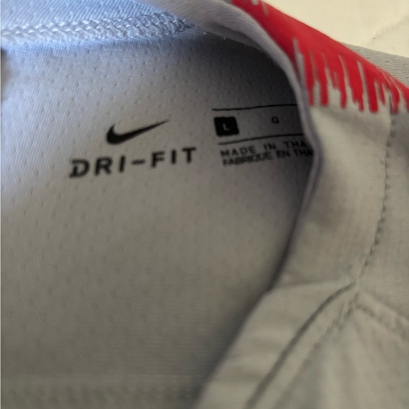 Nike DriFit Womens USWNT Large Gray Training Shirt - Picture 3 of 3